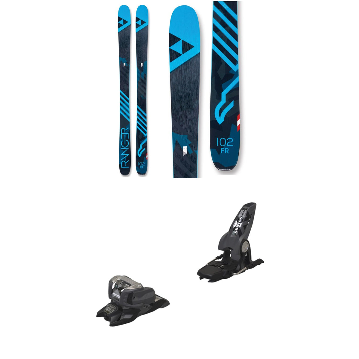 Fischer Ranger 102 FR Skis + Marker Griffon 13 ID Ski Bindings 2019