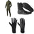 Vissla 7 Seas 4/3 Chest Zip Wetsuit + 7 Seas 3mm Split Toe Wetsuit Boots + 1.5mm High Seas Wetsuit Gloves