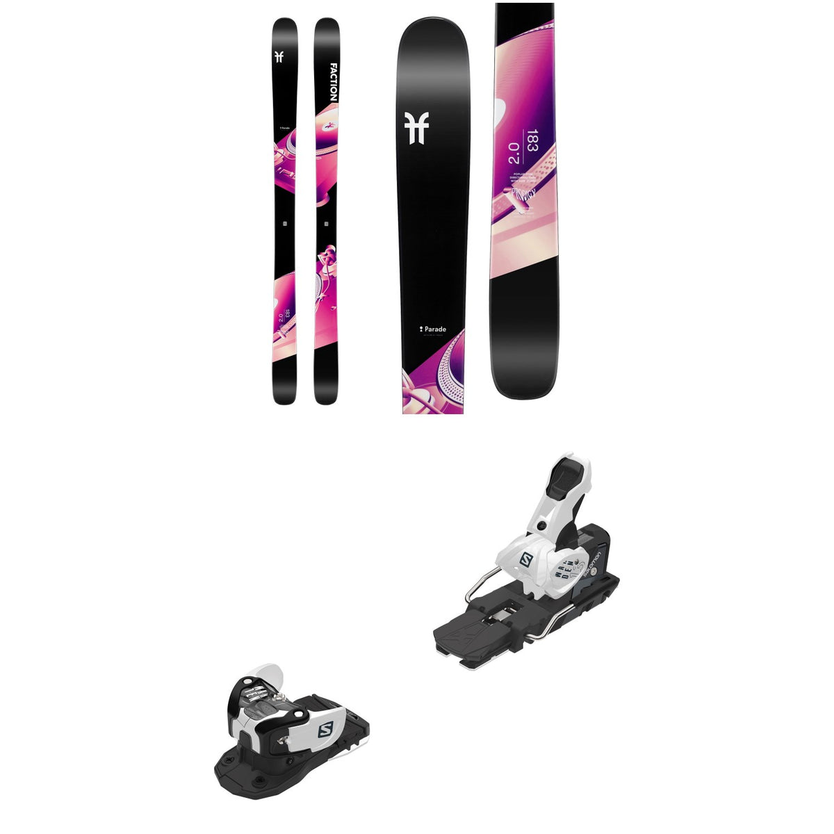 Faction Prodigy 2.0 Skis + Salomon Warden MNC 13 Ski Bindings 2020