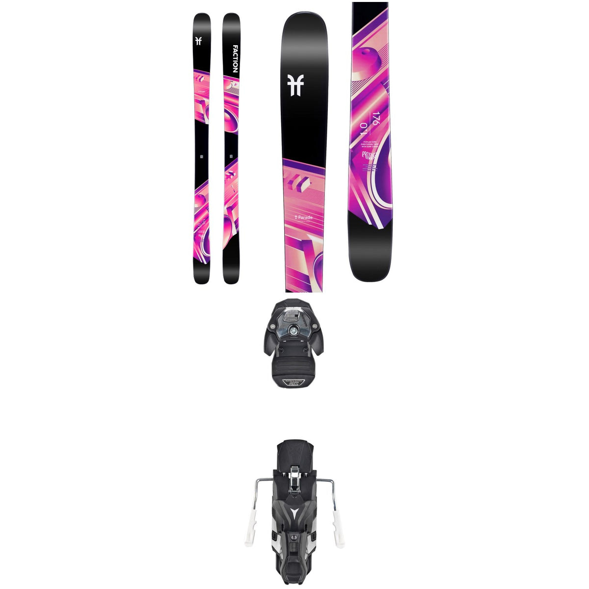 Faction Prodigy 1.0 Skis + Atomic Warden MNC 13 Ski Bindings 2020