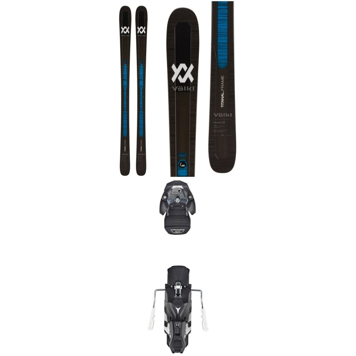 Volkl Kendo 88 Skis + Atomic Warden MNC 13 Ski Bindings 2020