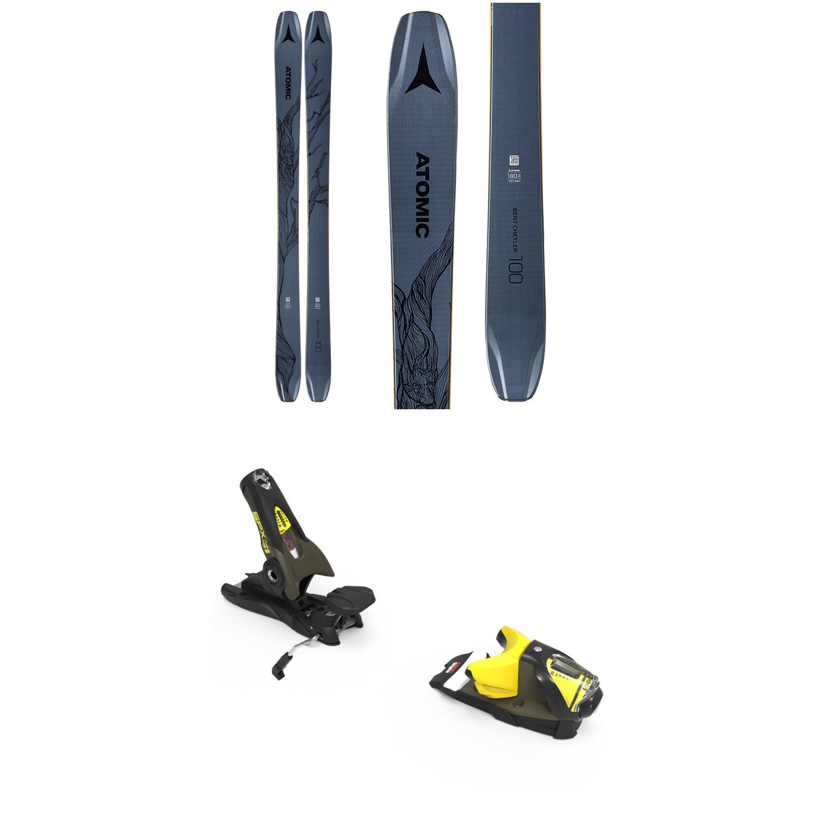 Atomic Bent Chetler 100 Skis + Look SPX 12 GW Ski Bindings 2020