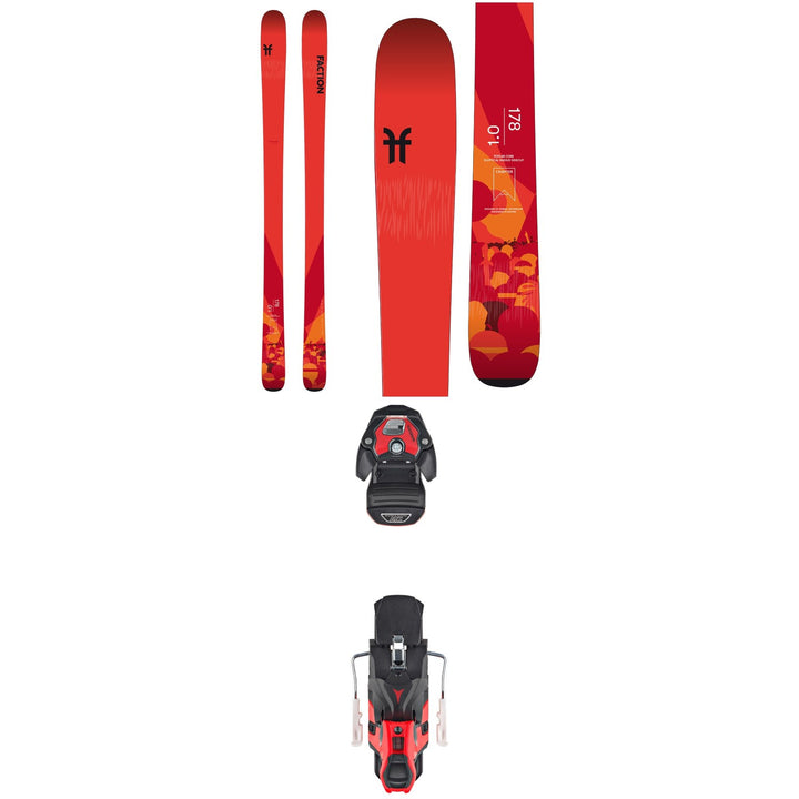 Faction Chapter 1.0 Skis + Atomic Warden MNC 13 Ski Bindings 2020