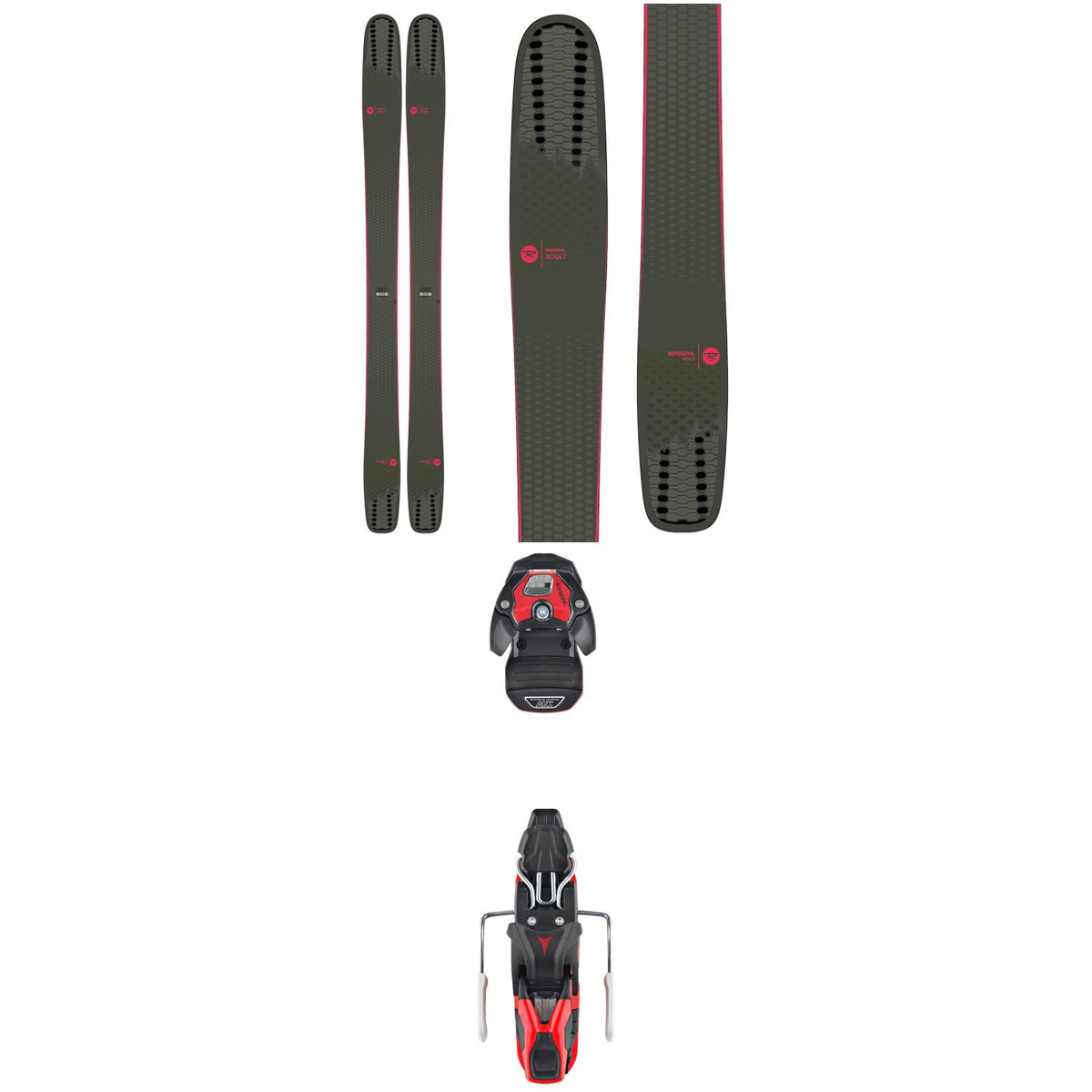 Rossignol Soul 7 HD W Skis - Women's + Atomic Warden MNC 11 Ski Bindings 2020