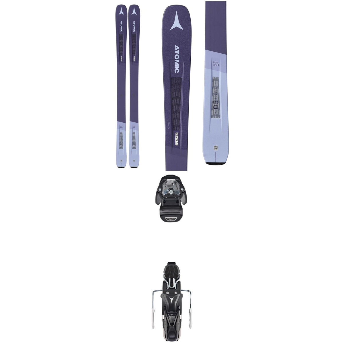 Atomic Vantage 90 Ti W Skis - Women's + Warden MNC 11 Ski Bindings 2020