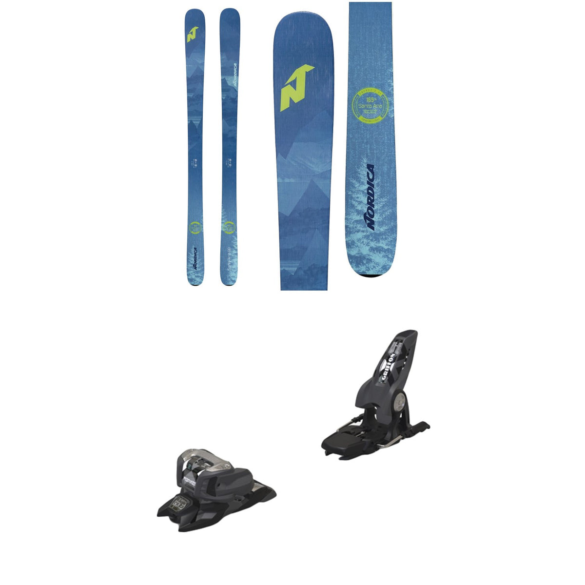 Nordica Santa Ana 88 Skis - Women's + Marker Griffon 13 ID Ski Bindings 2020