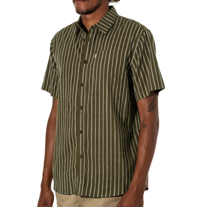 Katin Hypno Short-Sleeve Shirt - Men's Olive