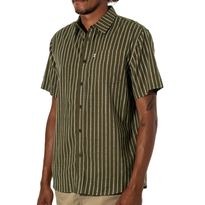 Katin Hypno Short-Sleeve Shirt - Men's Olive