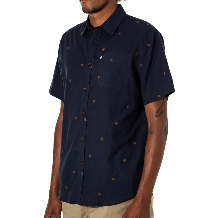 Katin Jefferson Short-Sleeve Shirt - Men's Navy