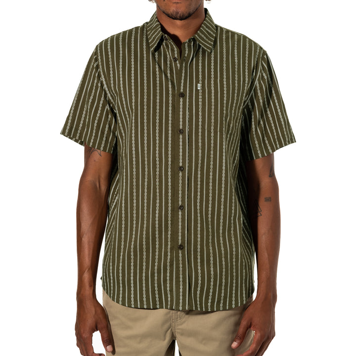 Katin Hypno Short-Sleeve Shirt - Men's Olive