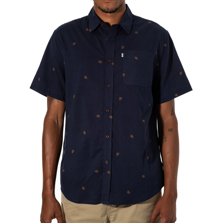 Katin Jefferson Short-Sleeve Shirt - Men's Navy