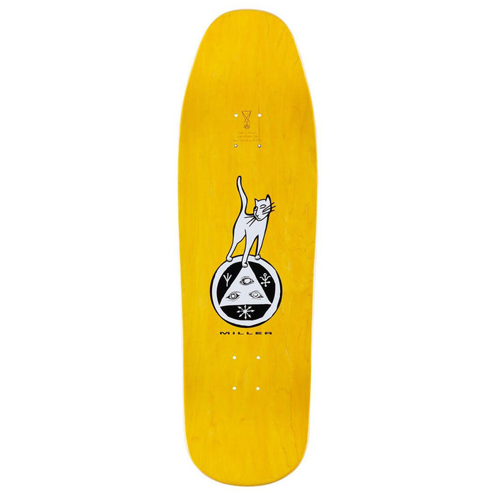 Welcome Chris Miller Sleeping Cat on Gaia 9.6 Skateboard Deck