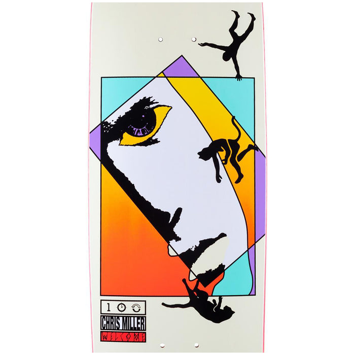 Welcome Chris Miller Faces on Catblood 2.0 8.75 Skateboard Deck