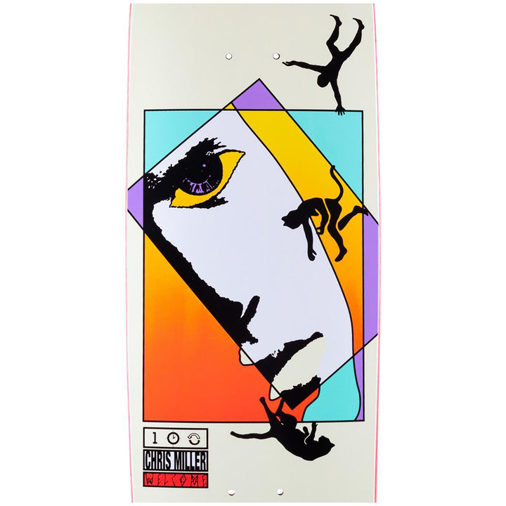 Welcome Chris Miller Faces on Catblood 2.0 8.75 Skateboard Deck