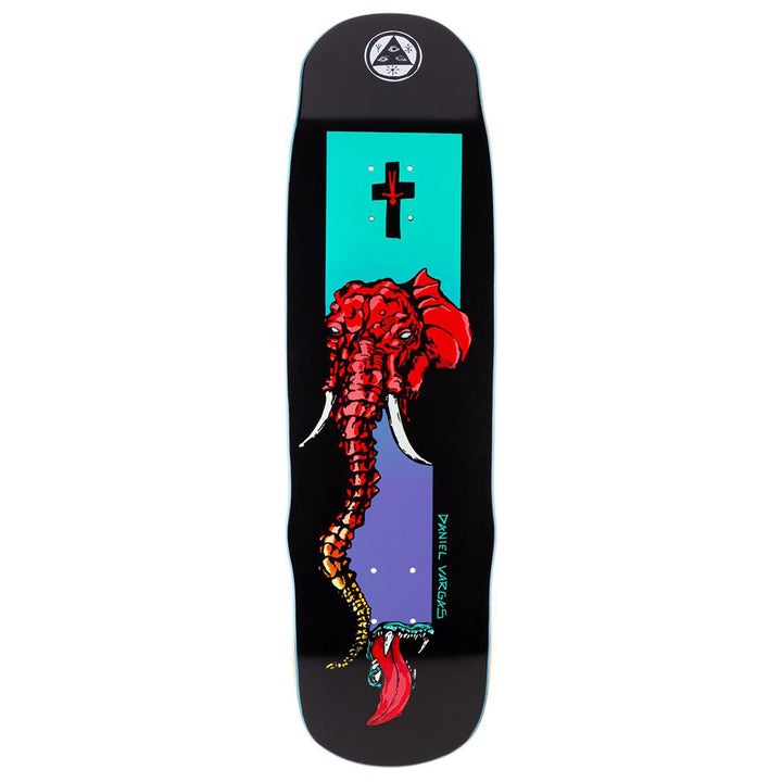 Welcome Daniel Vargas Tusk on Effigy 8.8 Skateboard Deck