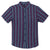 RVCA Displaced Stripe Short-Sleeve Shirt - Men's Moody Blue