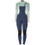 Sisstrevolution 4/3 7 Seas Chest Zip Wetsuit - Women's Island Green