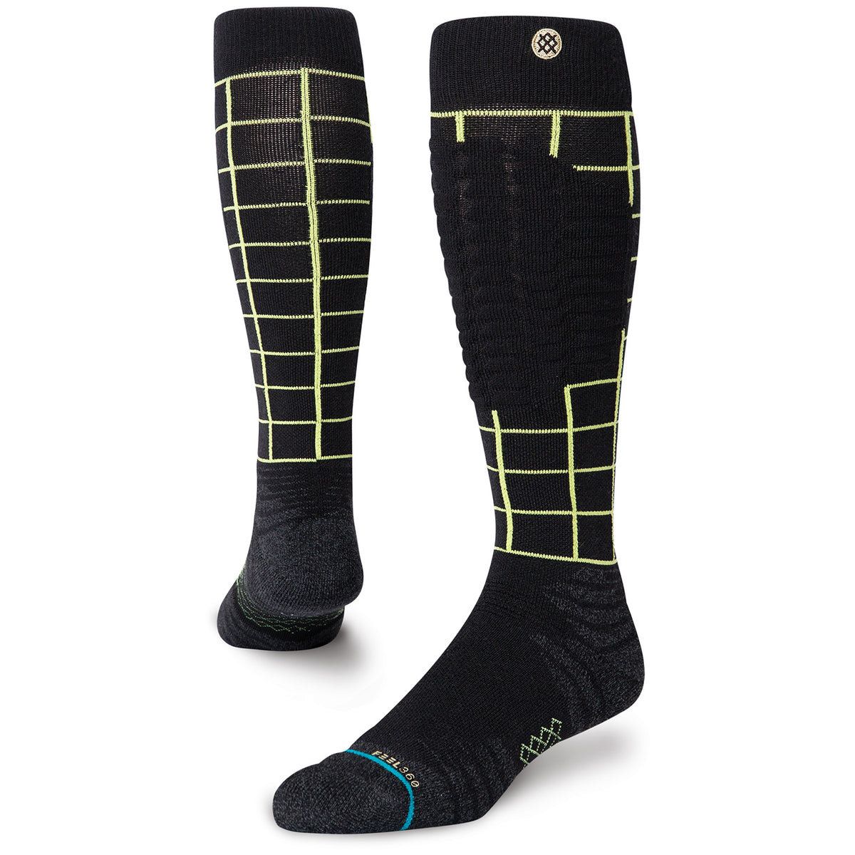 Stance J Wells Snow Socks Black