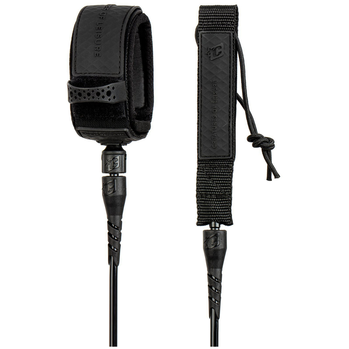 Creatures of Leisure Reliance Pro 8' Surf Leash Black Black