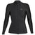 XCEL Water Inspired Axis LS Front Zip Wetsuit Jacket - Women's Black/Black Mapping