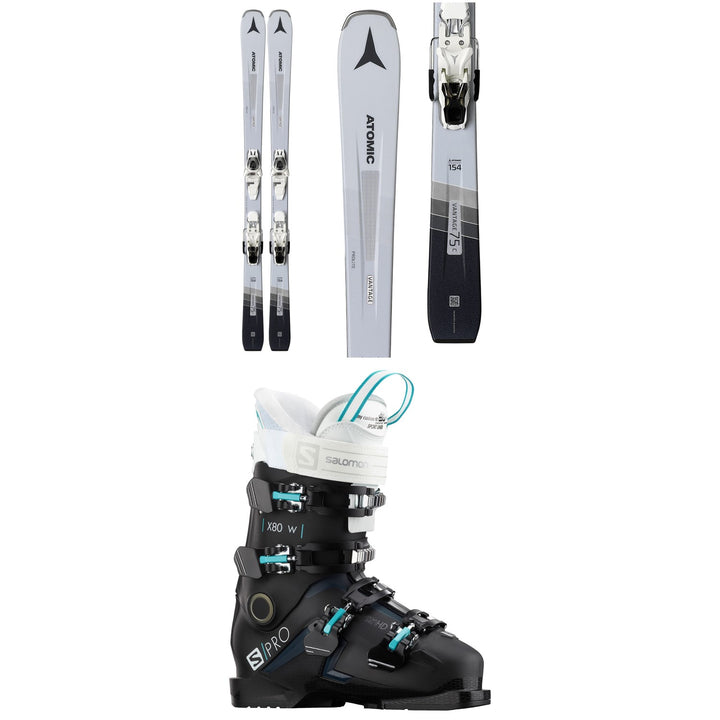 Atomic Vantage 75 C W Skis + L 10 GW Bindings + Salomon S/Pro X80 CS W Ski Boots - Women's 2020