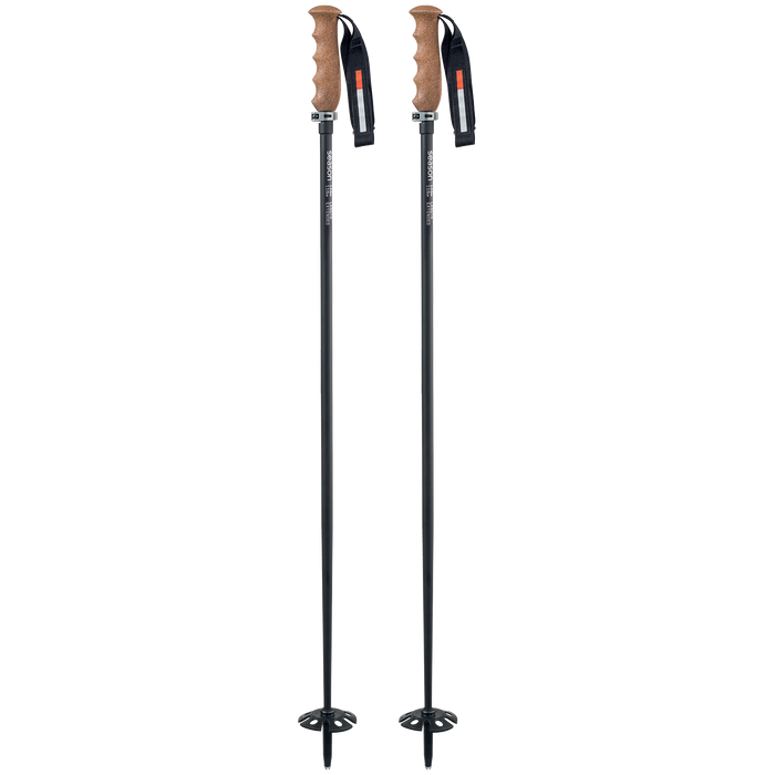 Season Adjustable Ski Poles 2021 Black