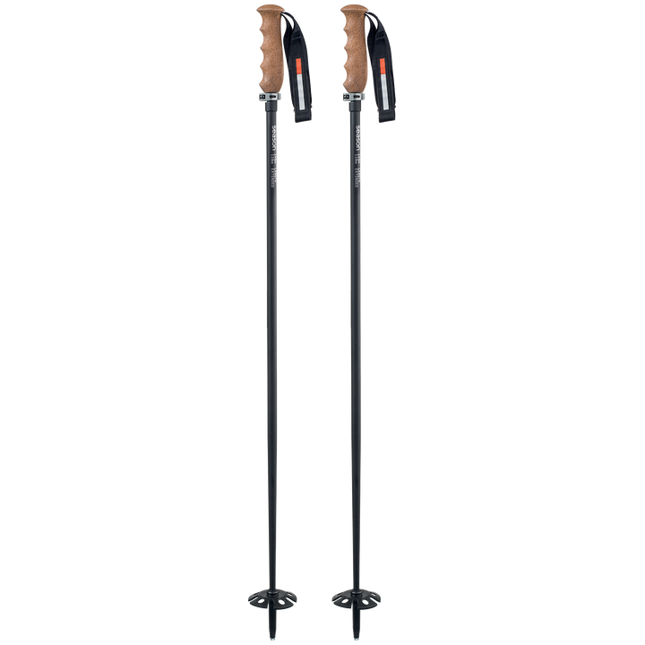 Season Adjustable Ski Poles 2021 Black