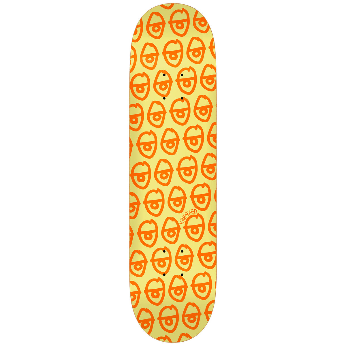 Krooked Pewpils Orange 8.38 Skateboard Deck