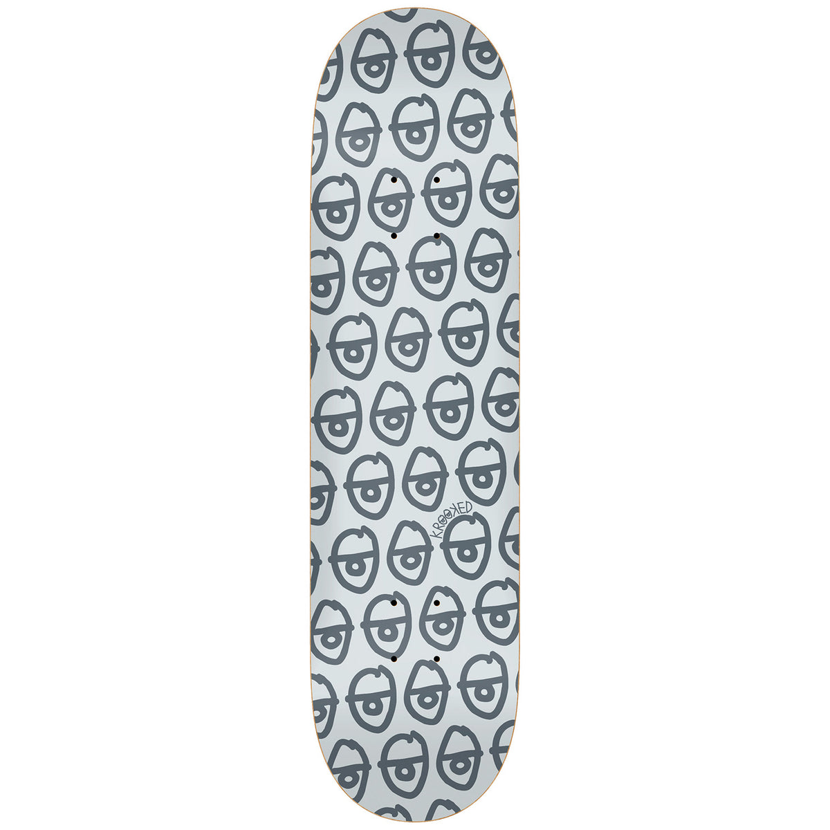 Krooked Pewpils Grey 8.25 Skateboard Deck