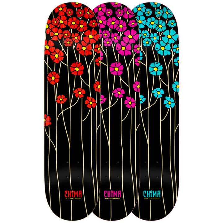 Real Chima Poppy Field Redux Full SE 8.06 Skateboard Deck