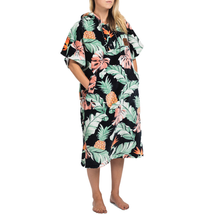 Slowtide Makai Changing Poncho Black