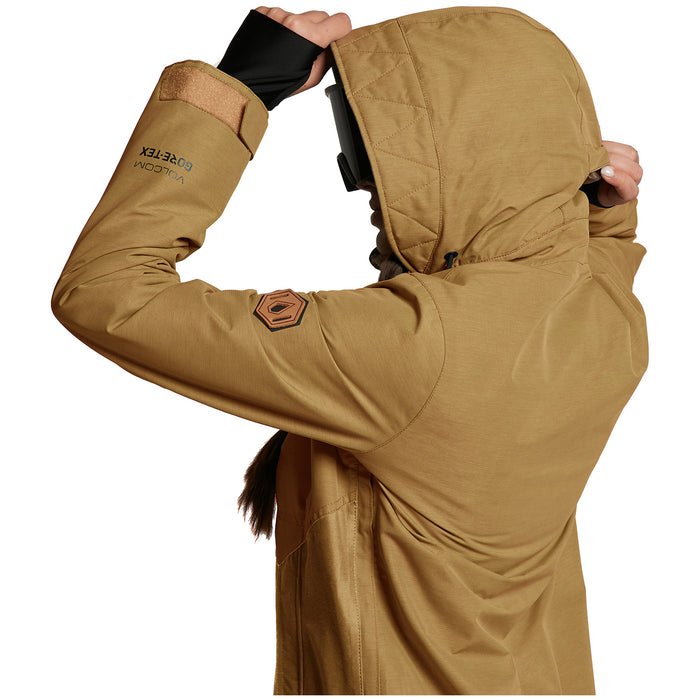 Volcom Fern Insulated GORE-TEX Pullover Jacket - Women's Burnt Khaki