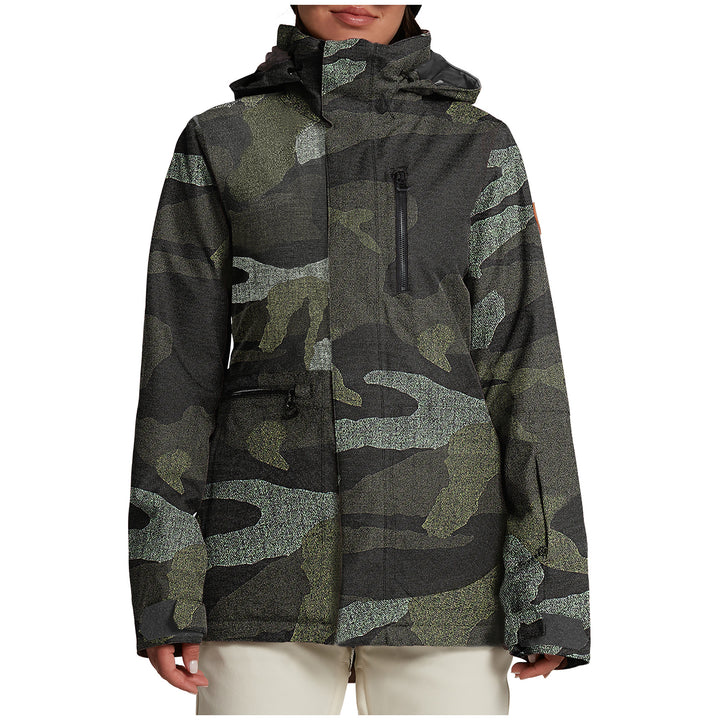 Volcom Shelter 3D Stretch Jacket - Women's Service Green