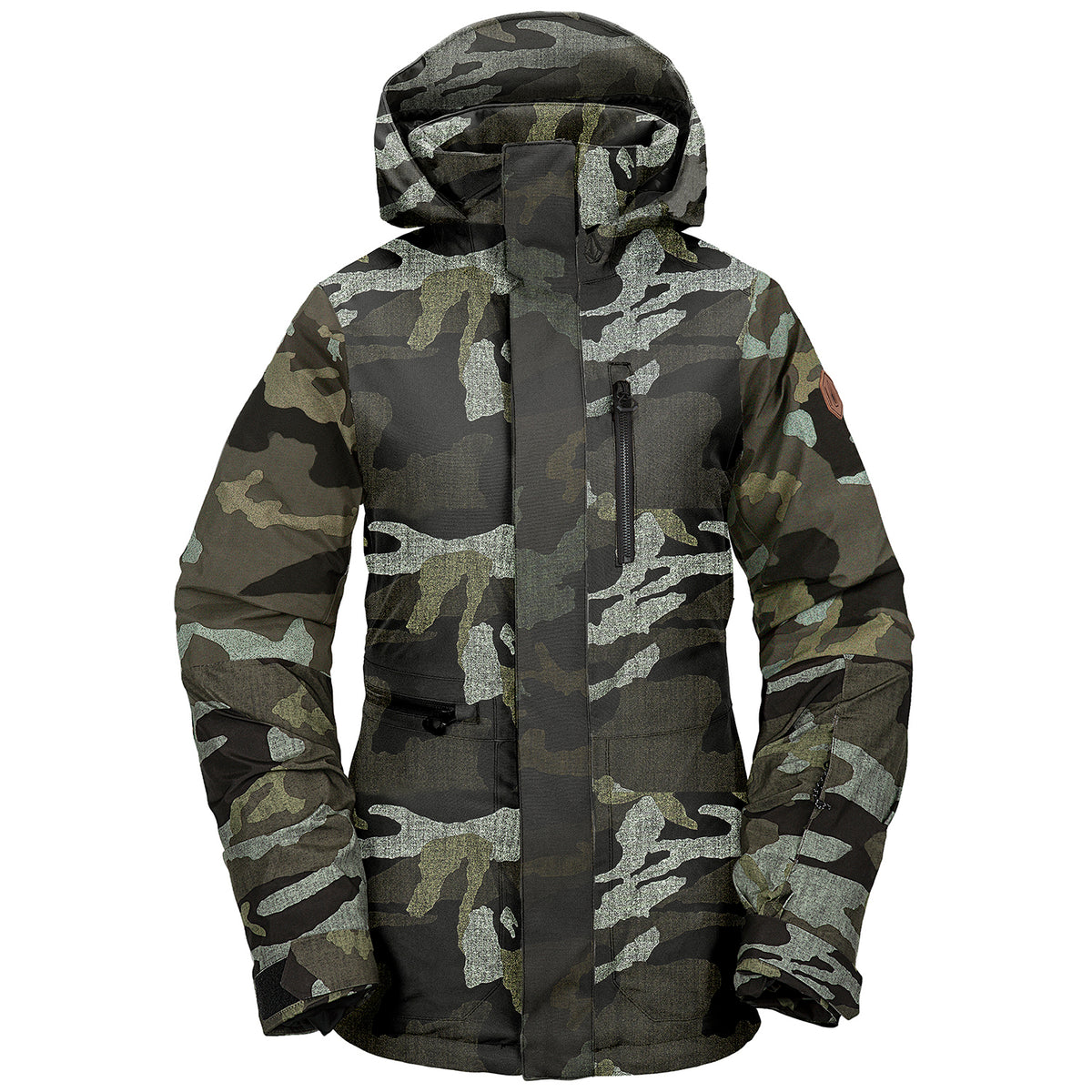 Volcom Shelter 3D Stretch Jacket - Women's Service Green