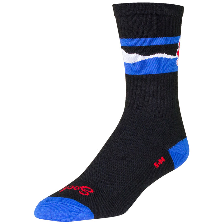 SockGuy Cogorado 6" Crew Bike Socks
