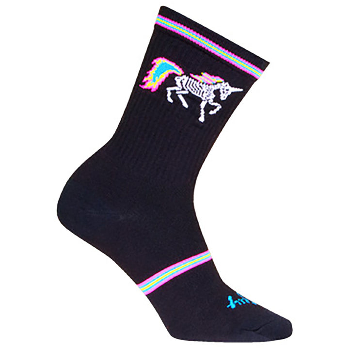 SockGuy Dark Magic 6" Crew Bike Socks