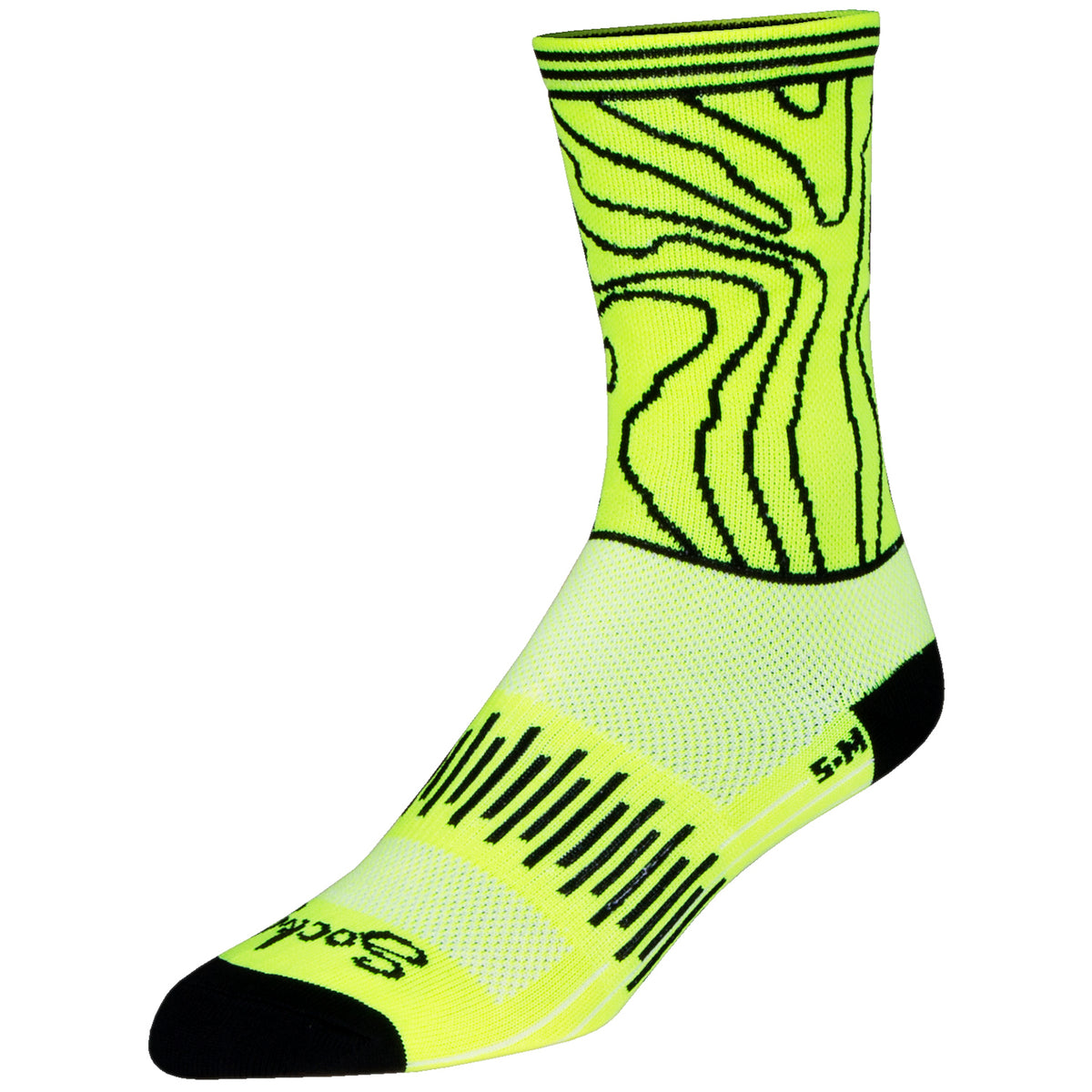 SockGuy Topo 6" Crew Socks