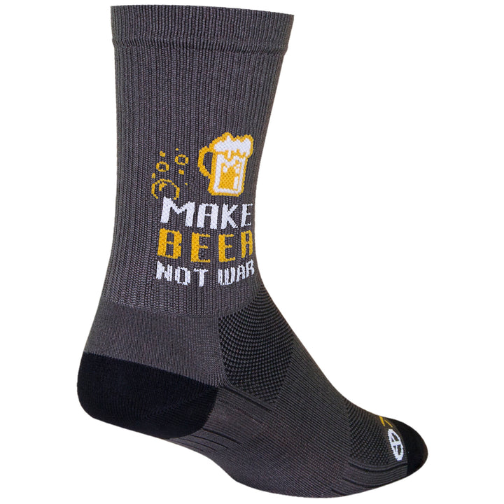 SockGuy SGX 6" Beer Not War Bike Socks