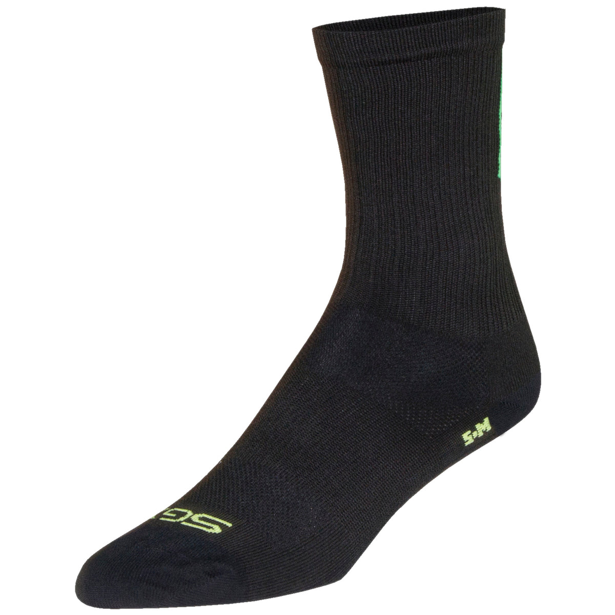 SockGuy SGX 6" Team Skinny Legs Bike Socks Green
