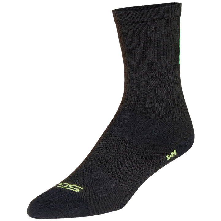 SockGuy SGX 6" Team Skinny Legs Bike Socks Green