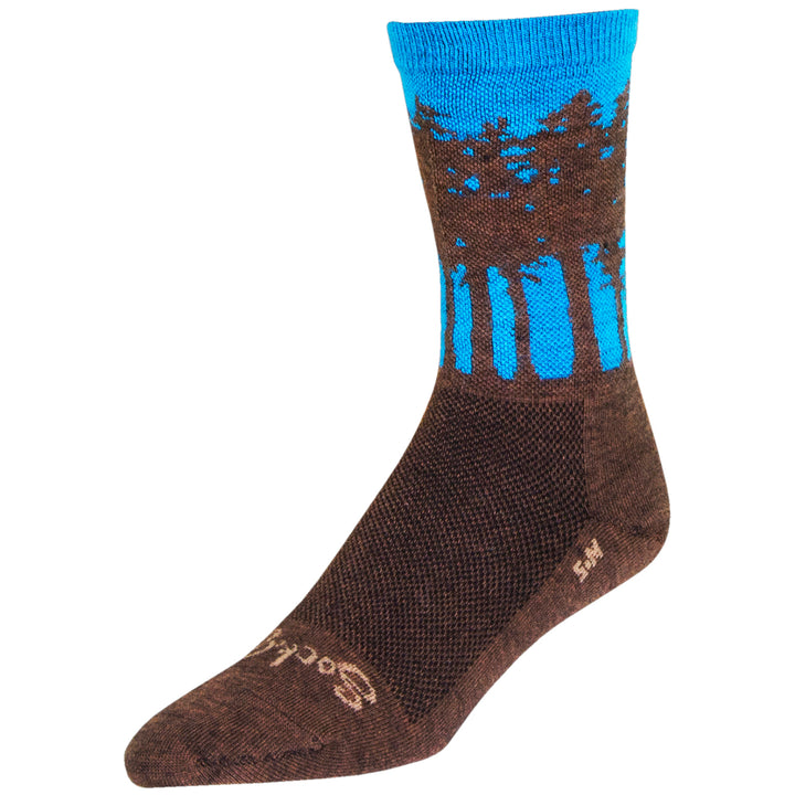 SockGuy Treeline 6" Wool Crew Socks