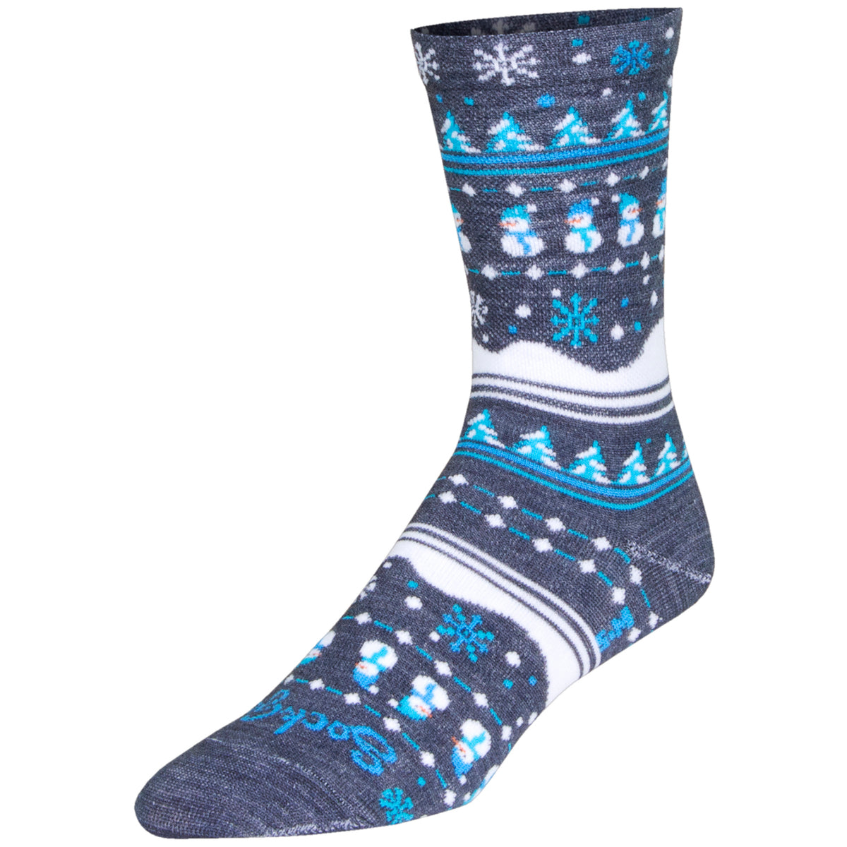 SockGuy Winter Sweater 6" Wool Crew Bike Socks