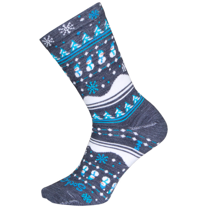SockGuy Winter Sweater 6" Wool Crew Bike Socks