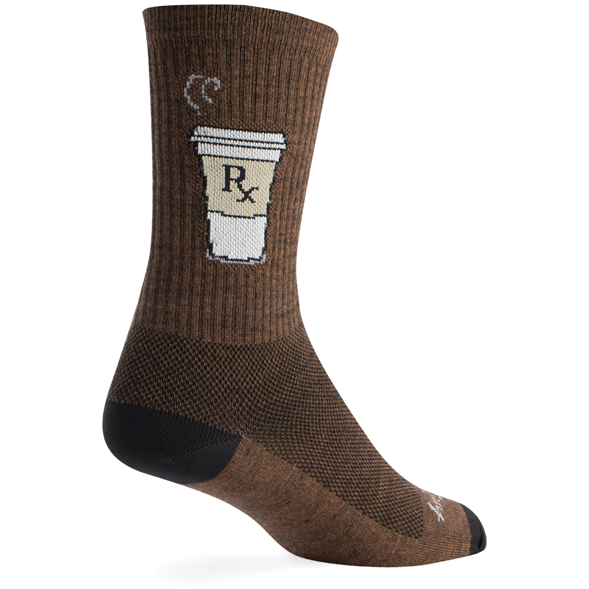 SockGuy Addict 6" Wool Crew Bike Socks