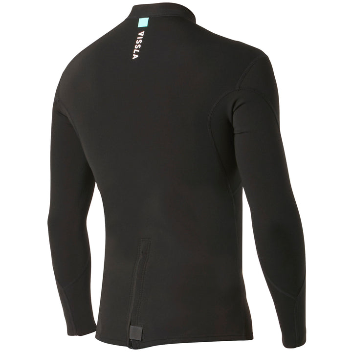 Vissla 1mm 7 Seas Long Sleeve Wetsuit Jacket Black