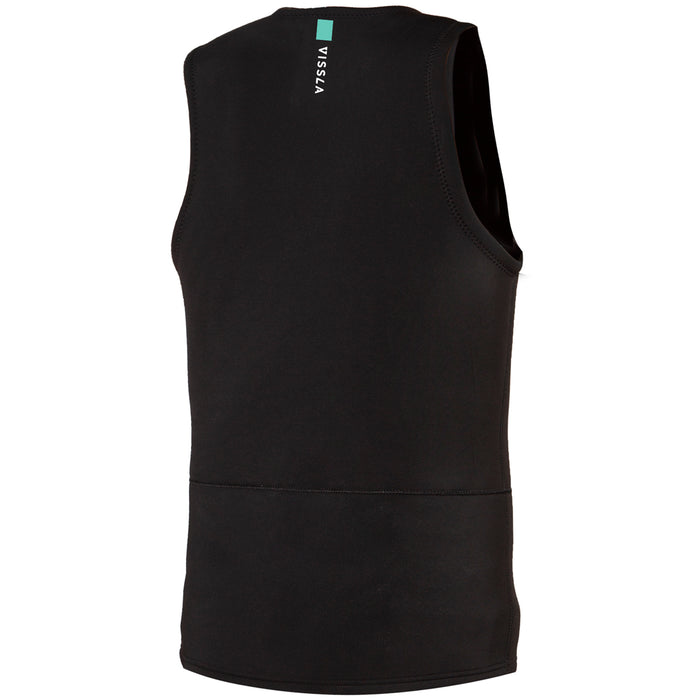 Vissla 2mm 7 Seas Front Zip Wetsuit Vest Black