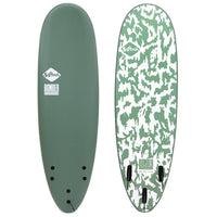 Softech Bomber FCS II 6'10" Surfboard Smoke Green/White::Smoke Green/White