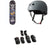 Globe G1 Ablaze 8.0 Skateboard Complete + Triple 8 The Certified Sweatsaver Skateboard Helmet + Saver Series High Impact Adult Skateboard Pad Set