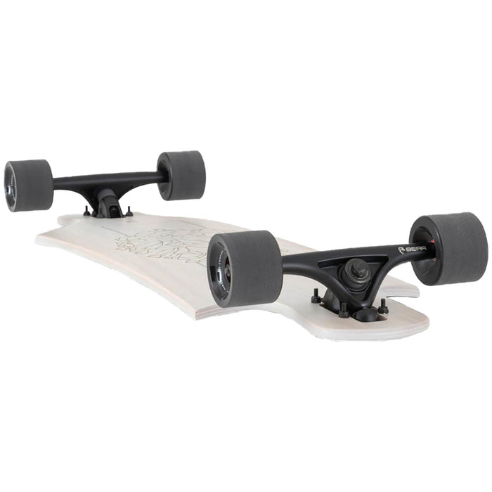Landyachtz Drop Hammer Pinecone Longboard Complete White