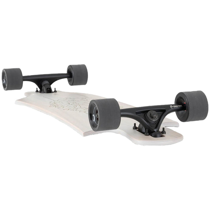 Landyachtz Drop Hammer Pinecone Longboard Complete White